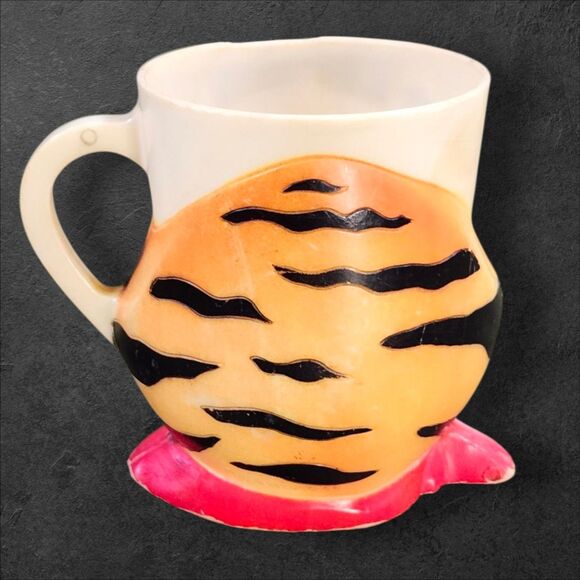 Vintage 1964 Kellogg’s Tony the Tiger Mug Frosted Flakes Ad Cup Retro Bright - Picture 4 of 10
